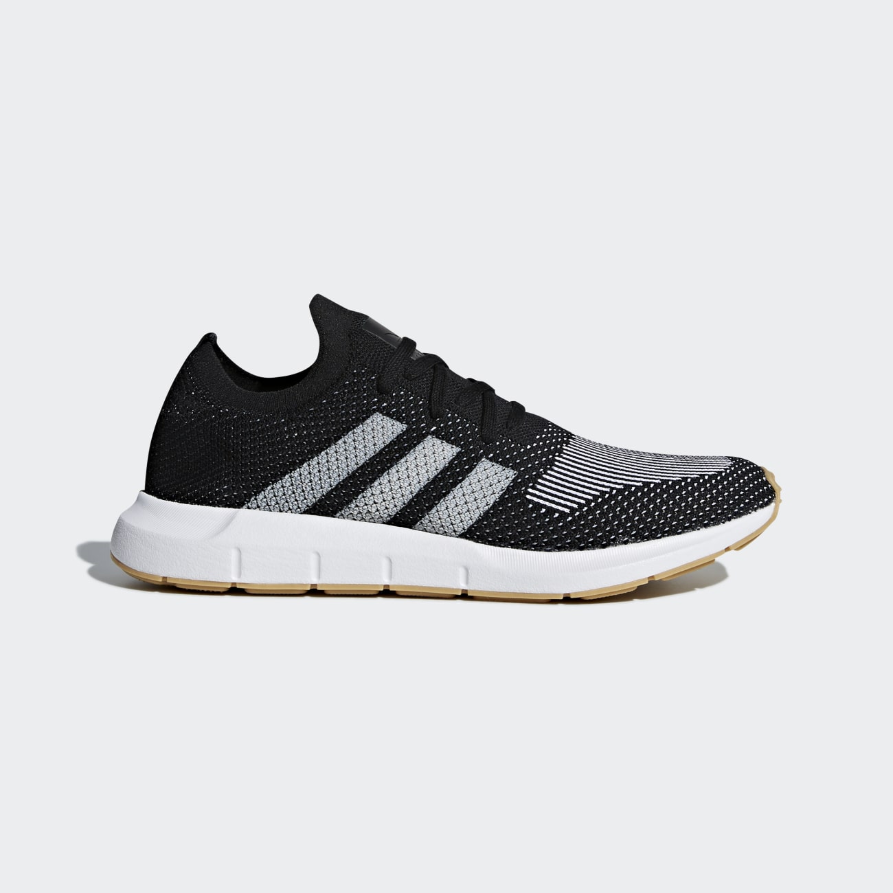 Adidas Swift Run Primeknit Férfi Utcai Cipő - Fekete [D48707]